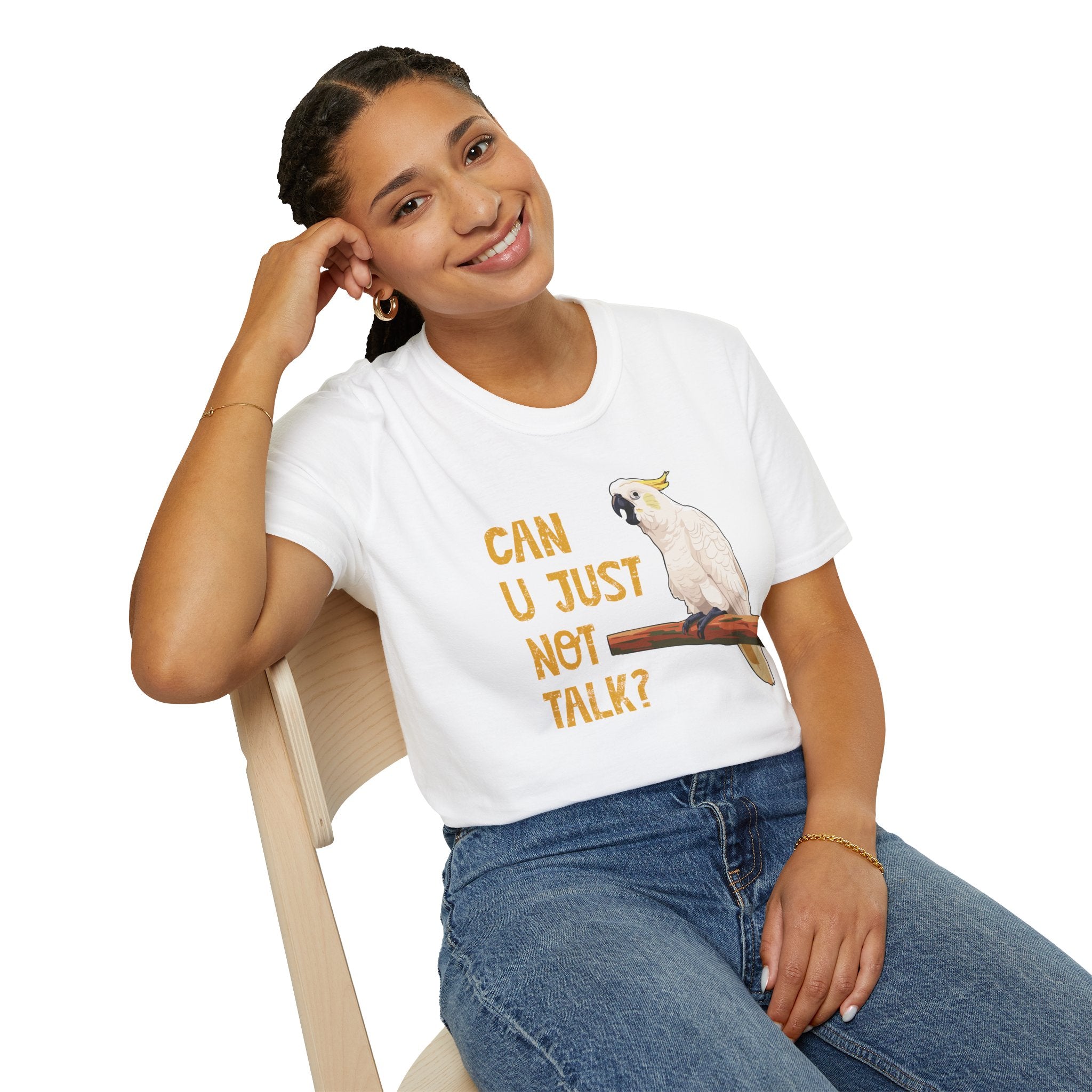 "Can U Just Not Talk?" Cockatoo | Graphic T-Shirt