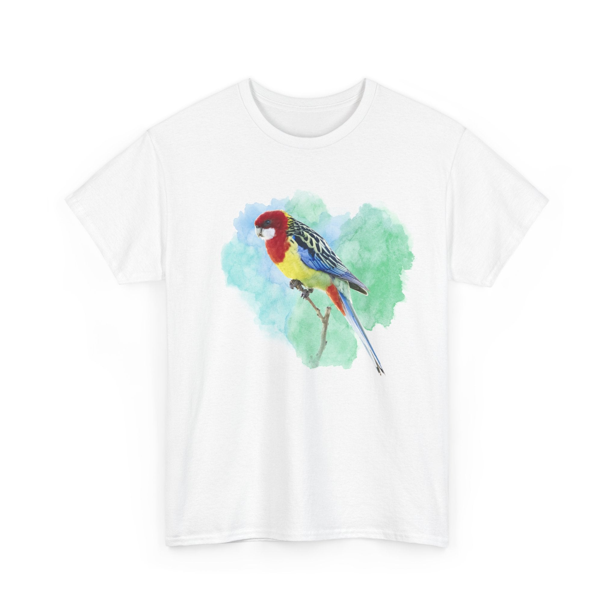 Eastern Rosella Watercolor Tee — Bird Lover T-Shirt