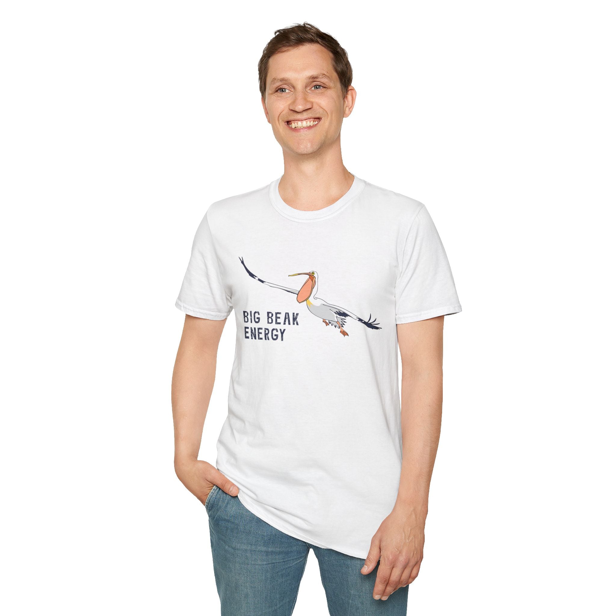 "Big Beak Energy" Pelican Graphic T-Shirt
