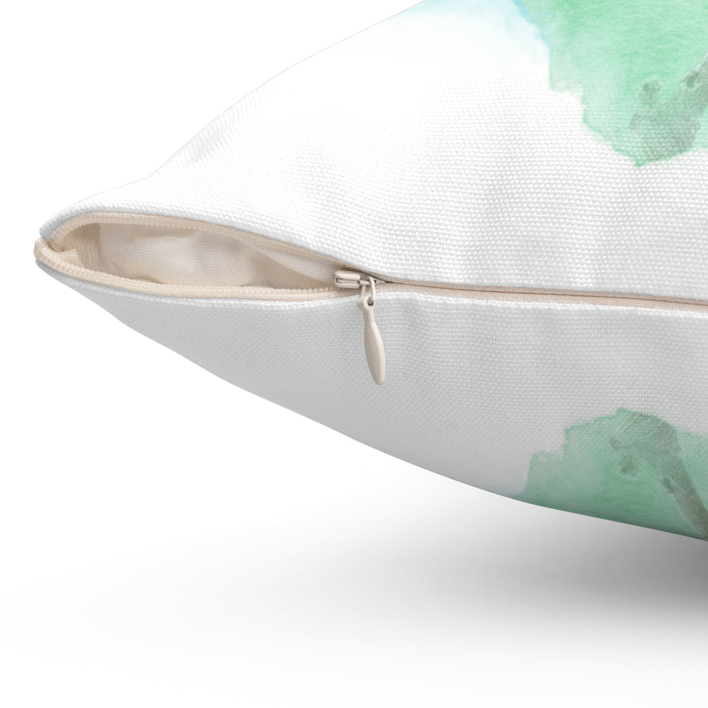 Eastern Rosella Spun Polyester Square Pillow