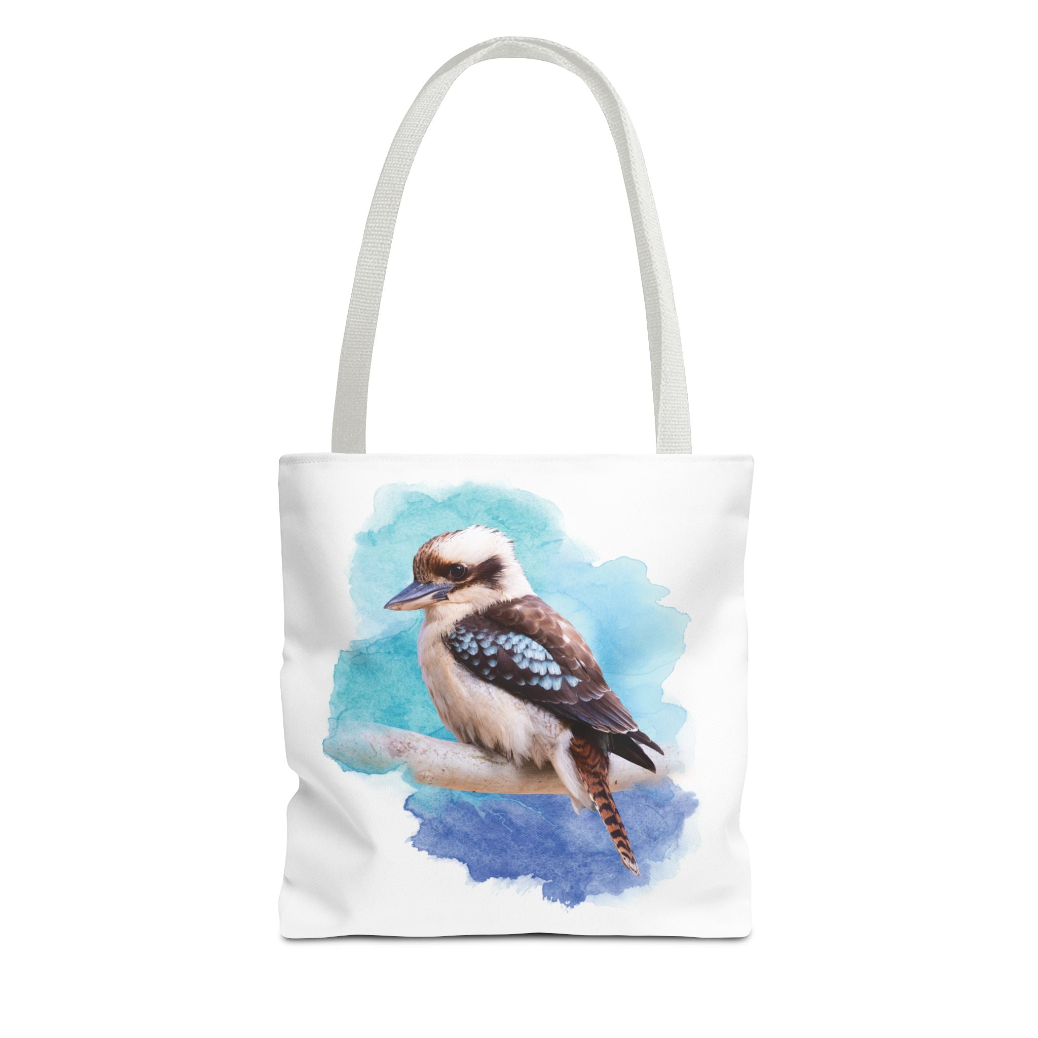 Laughing Kookaburra Watercolor Tote Bag – Australian Bird Art Shoulder Bag
