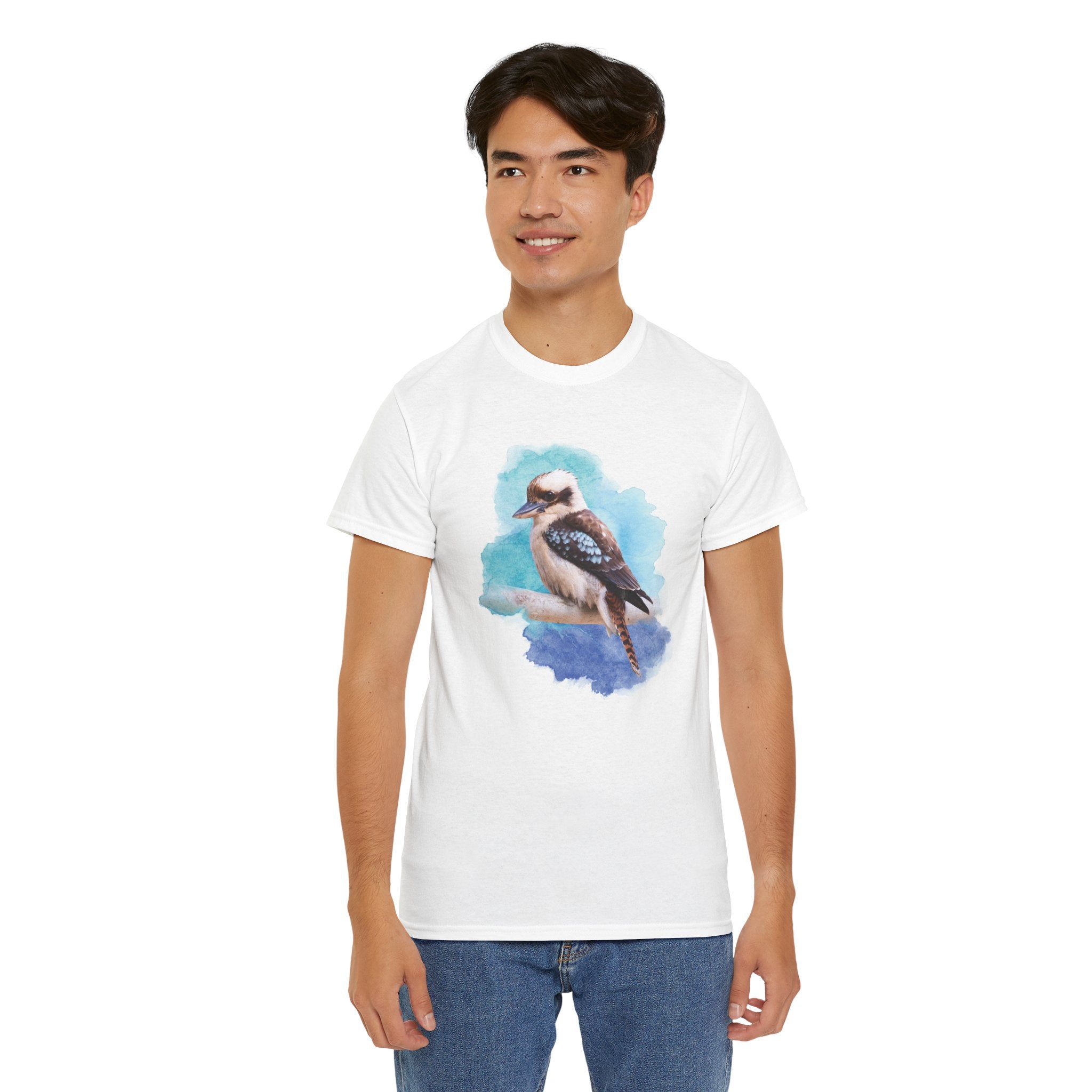 Kookaburra Watercolor Tee — Bird Lover T-Shirt