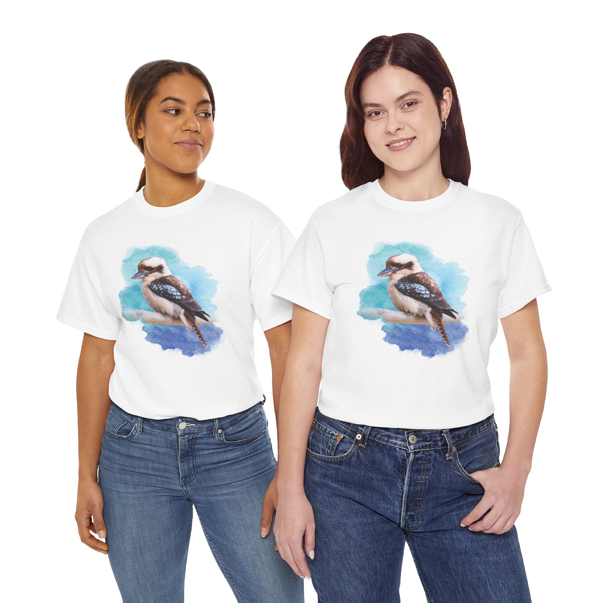 Kookaburra Watercolor Tee — Bird Lover T-Shirt