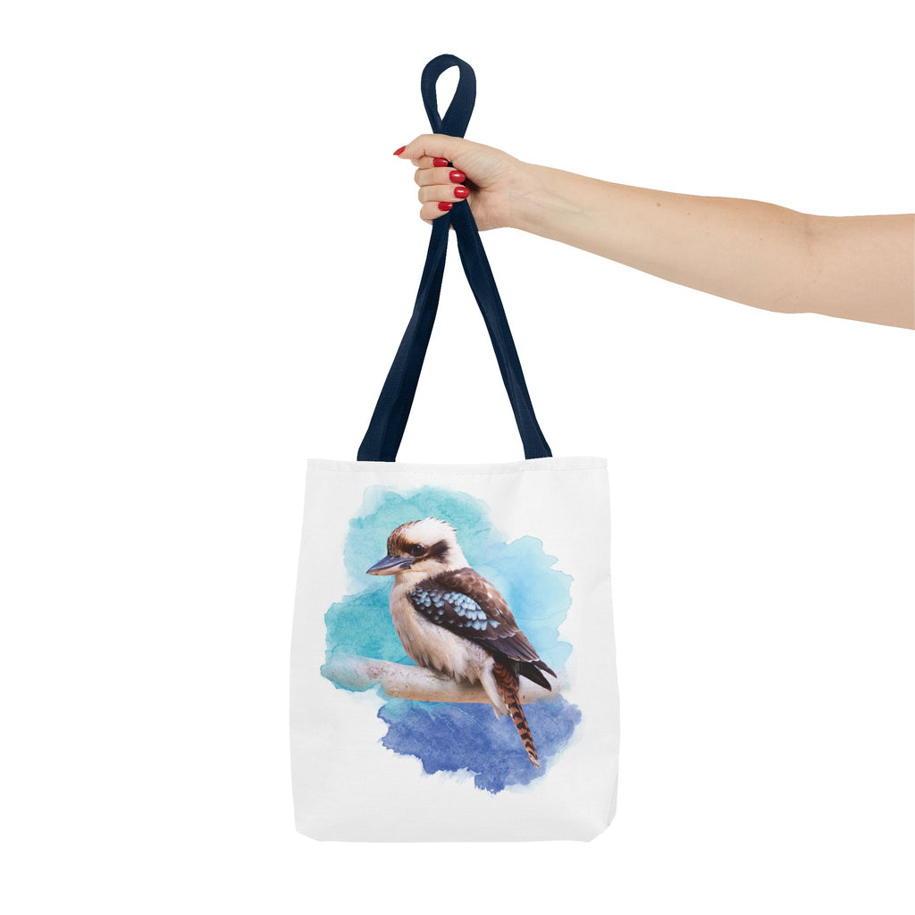 Laughing Kookaburra Watercolor Tote Bag – Australian Bird Art Shoulder Bag