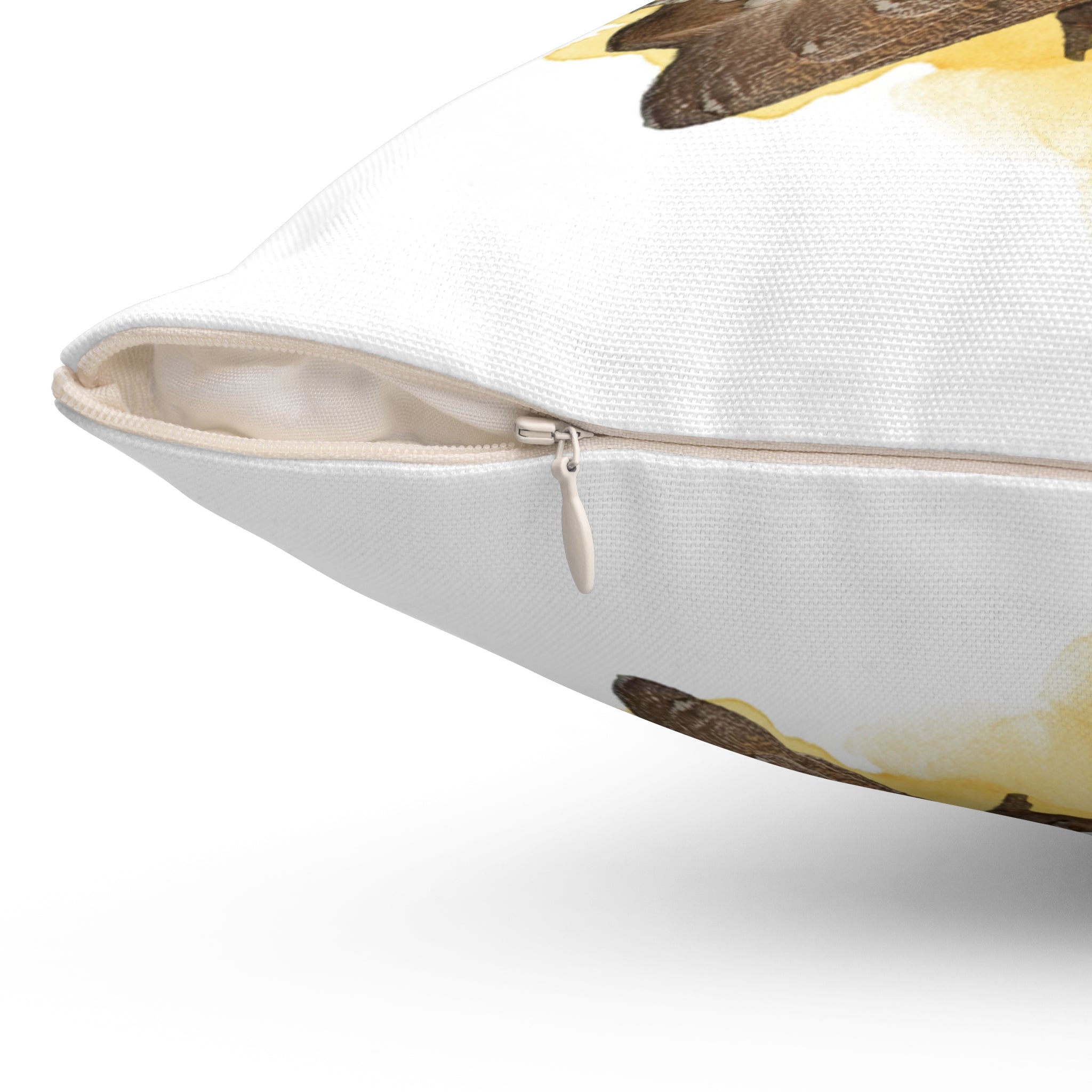 Eastern Barn Owl Spun Polyester Square Pillow