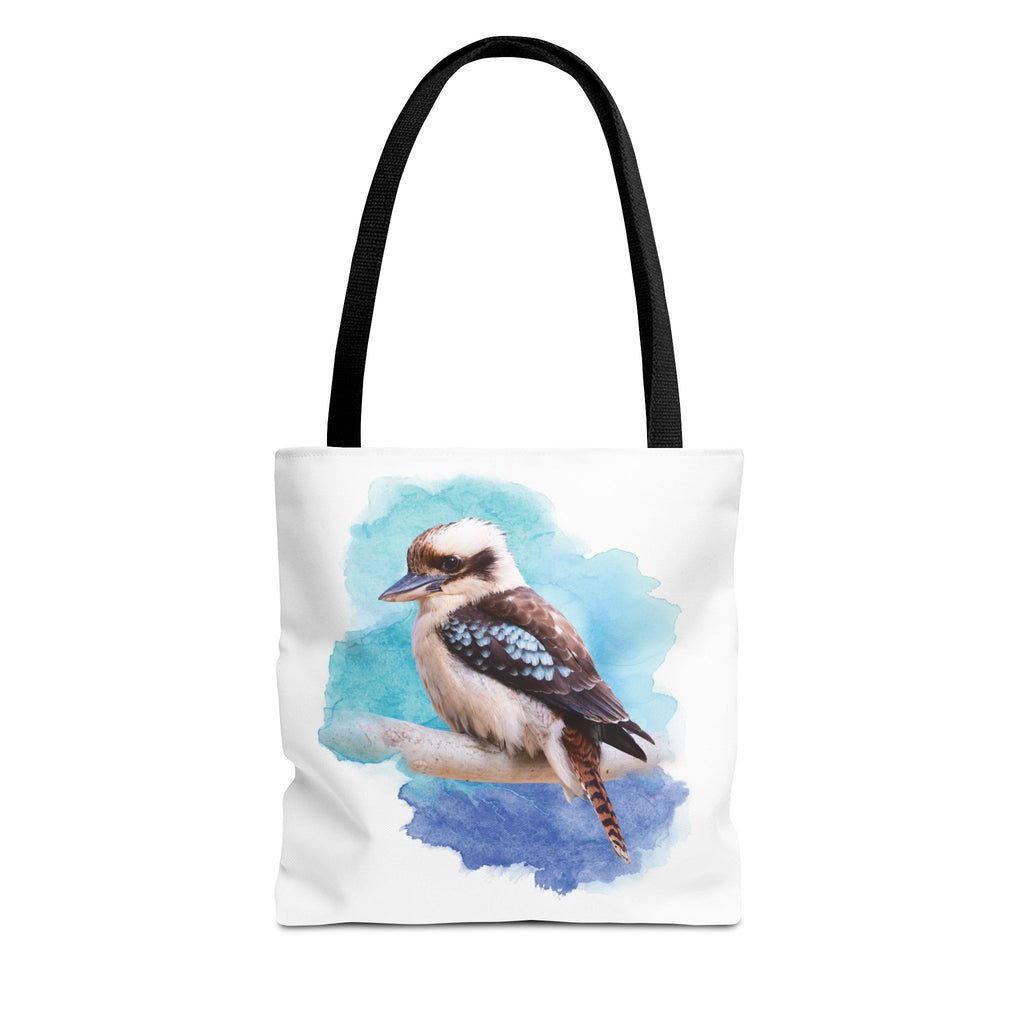 Laughing Kookaburra Watercolor Tote Bag – Australian Bird Art Shoulder Bag