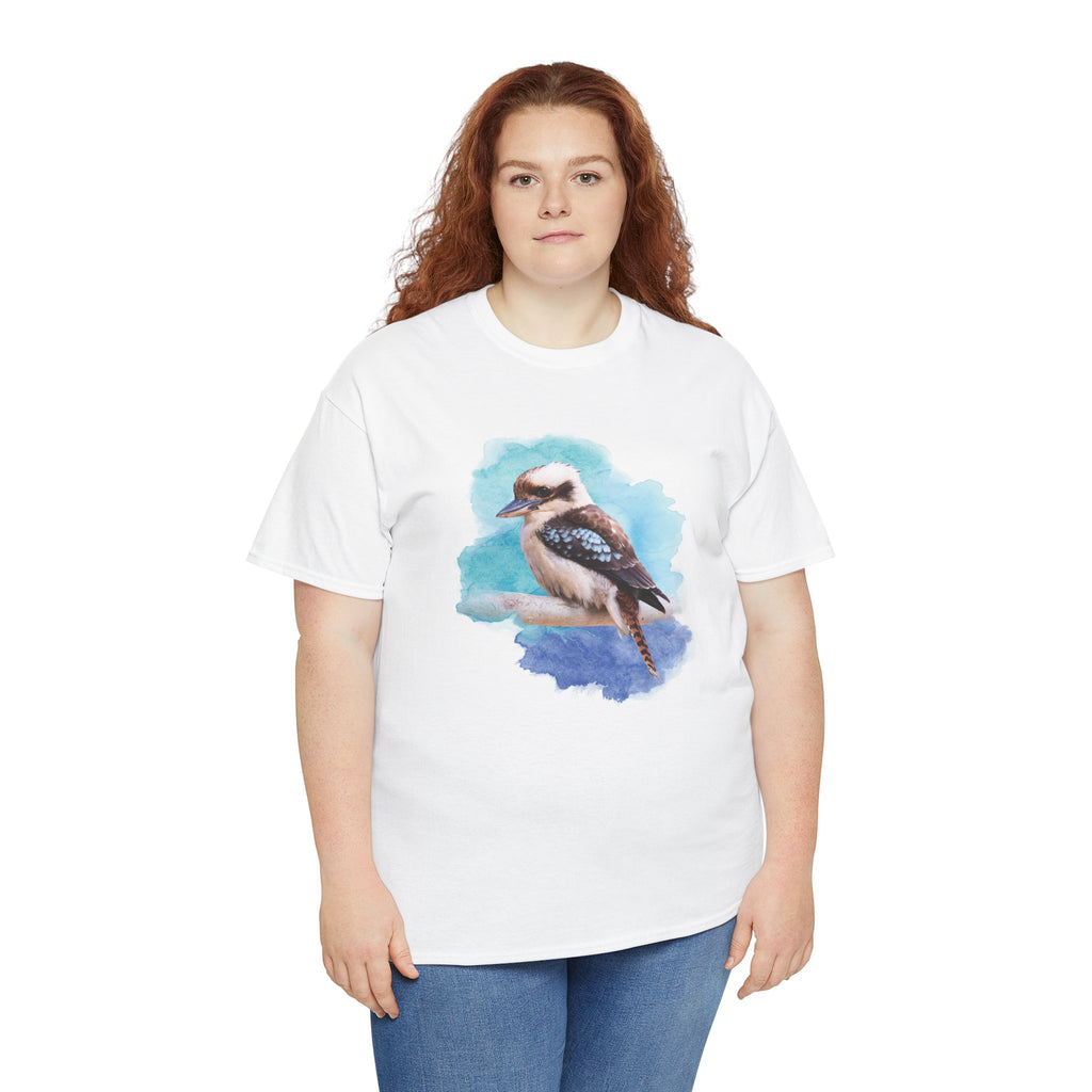 Kookaburra Watercolor Tee — Bird Lover T-Shirt
