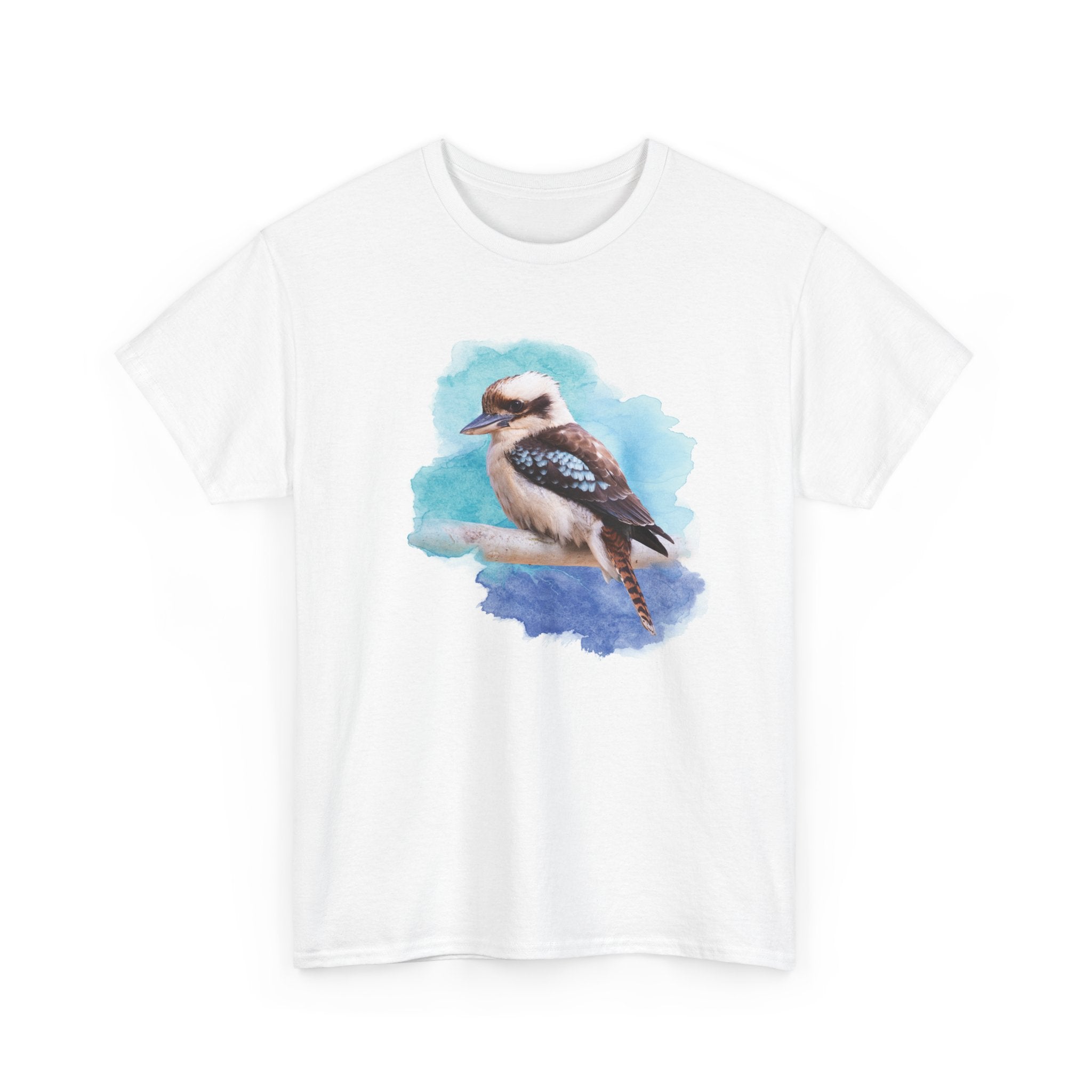 Kookaburra Watercolor Tee — Bird Lover T-Shirt