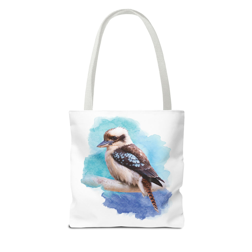 Laughing Kookaburra Watercolor Tote Bag – Australian Bird Art Shoulder Bag