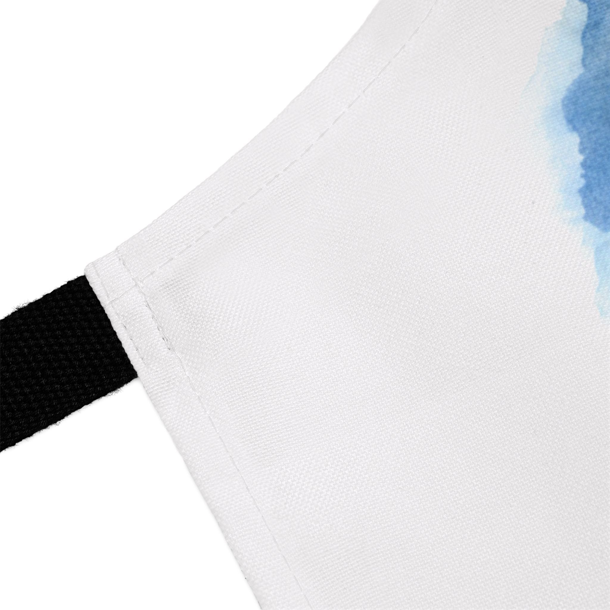 Superb Fairywren Watercolor Apron — Birds & Nature Cooking Apron