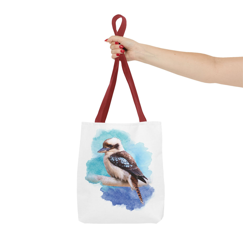 Laughing Kookaburra Watercolor Tote Bag – Australian Bird Art Shoulder Bag