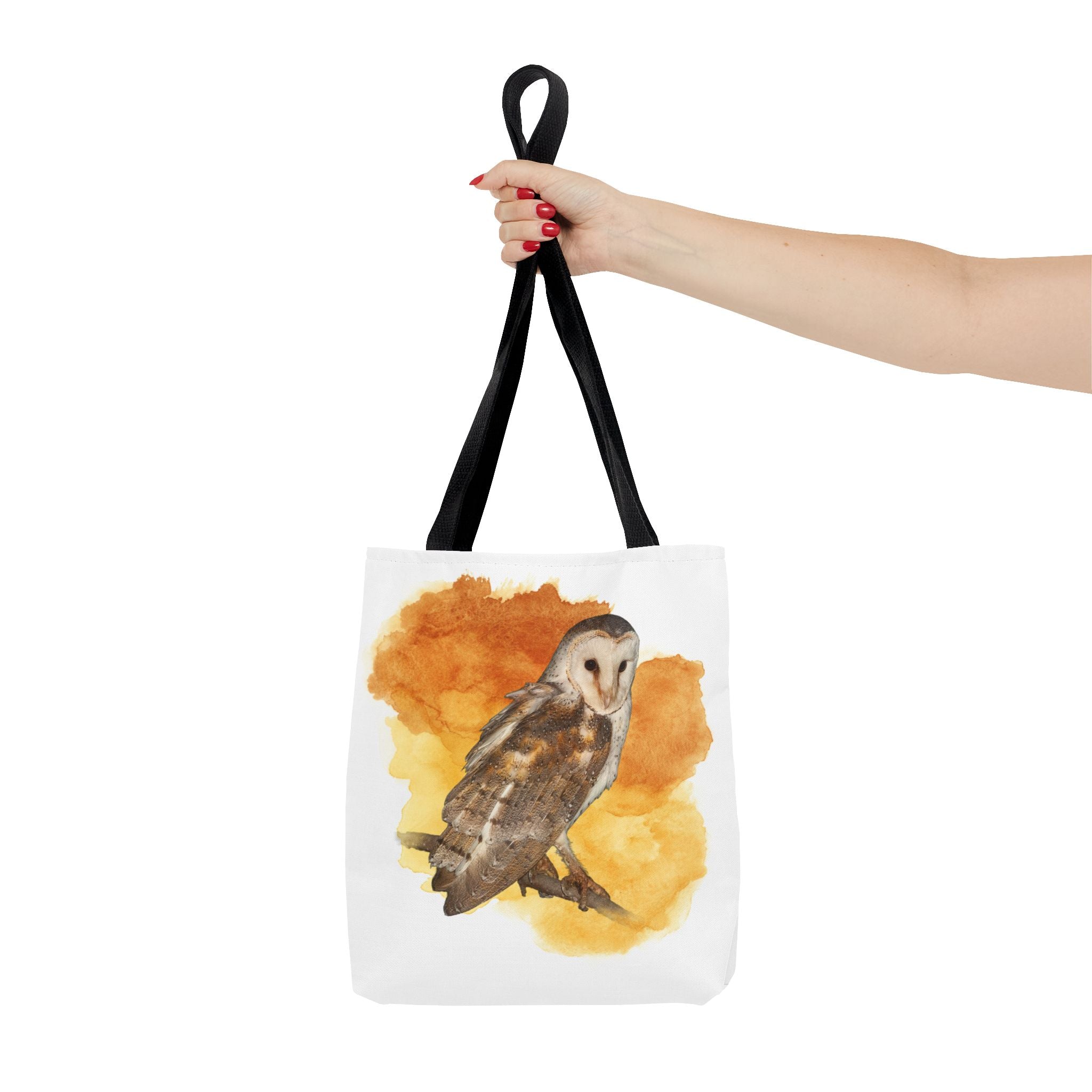 Eastern Barn Owl Watercolor Tote Bag – Australian Bird Art Shoulder Bag