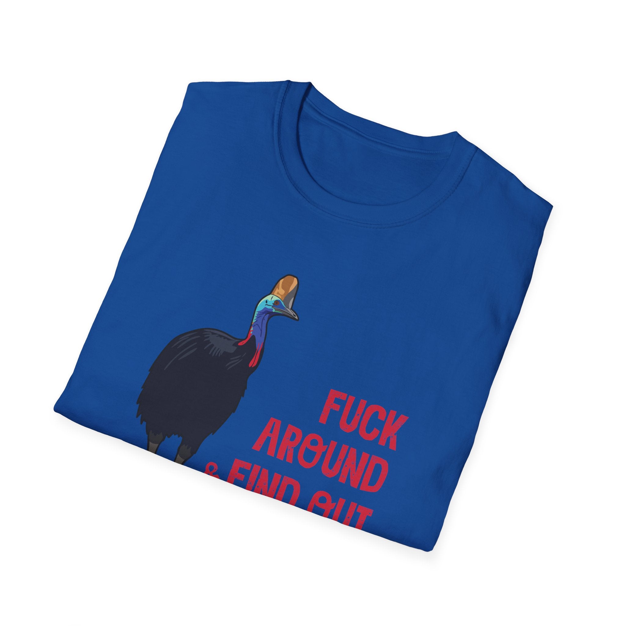 "F#ck Around & Find Out" Cassowary Graphic T-Shirt