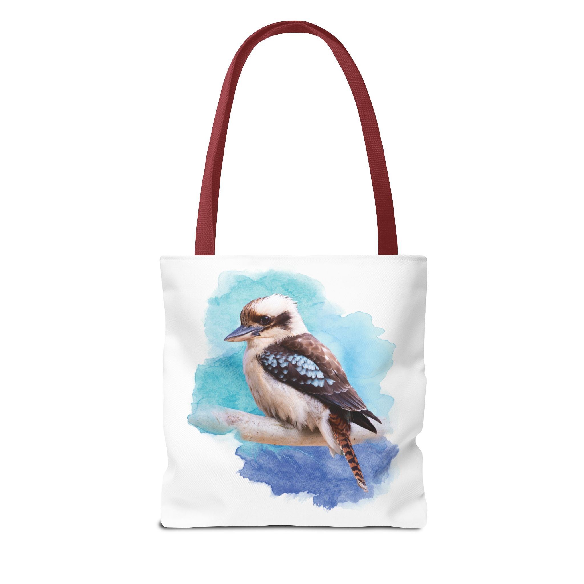 Laughing Kookaburra Watercolor Tote Bag – Australian Bird Art Shoulder Bag