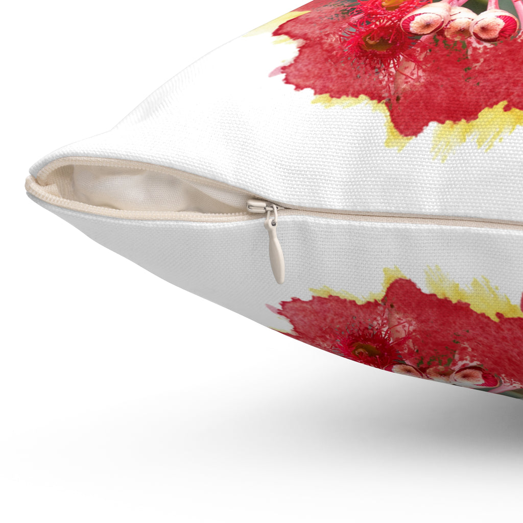 Rainbow Lorikeet Spun Polyester Square Pillow
