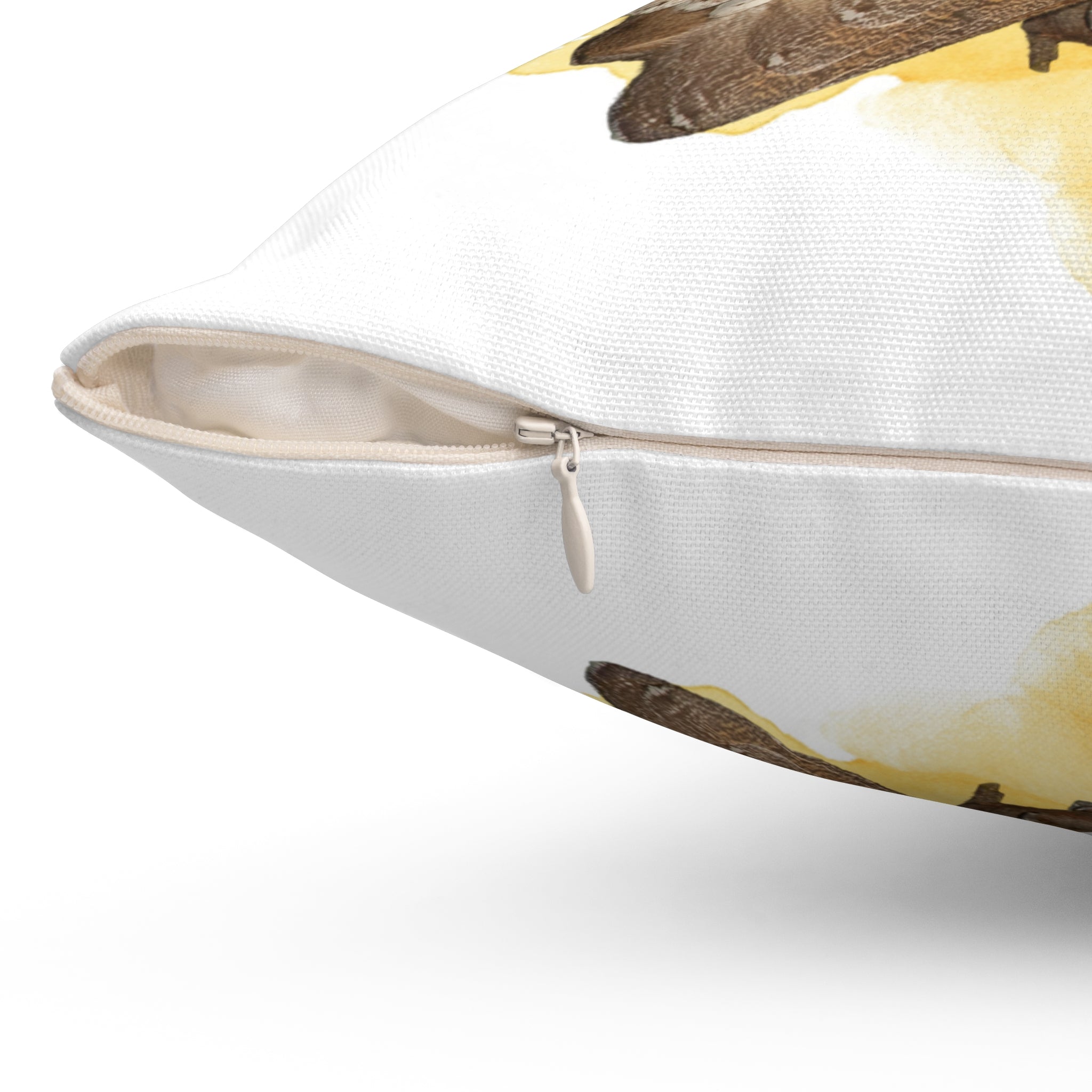 Eastern Barn Owl Spun Polyester Square Pillow