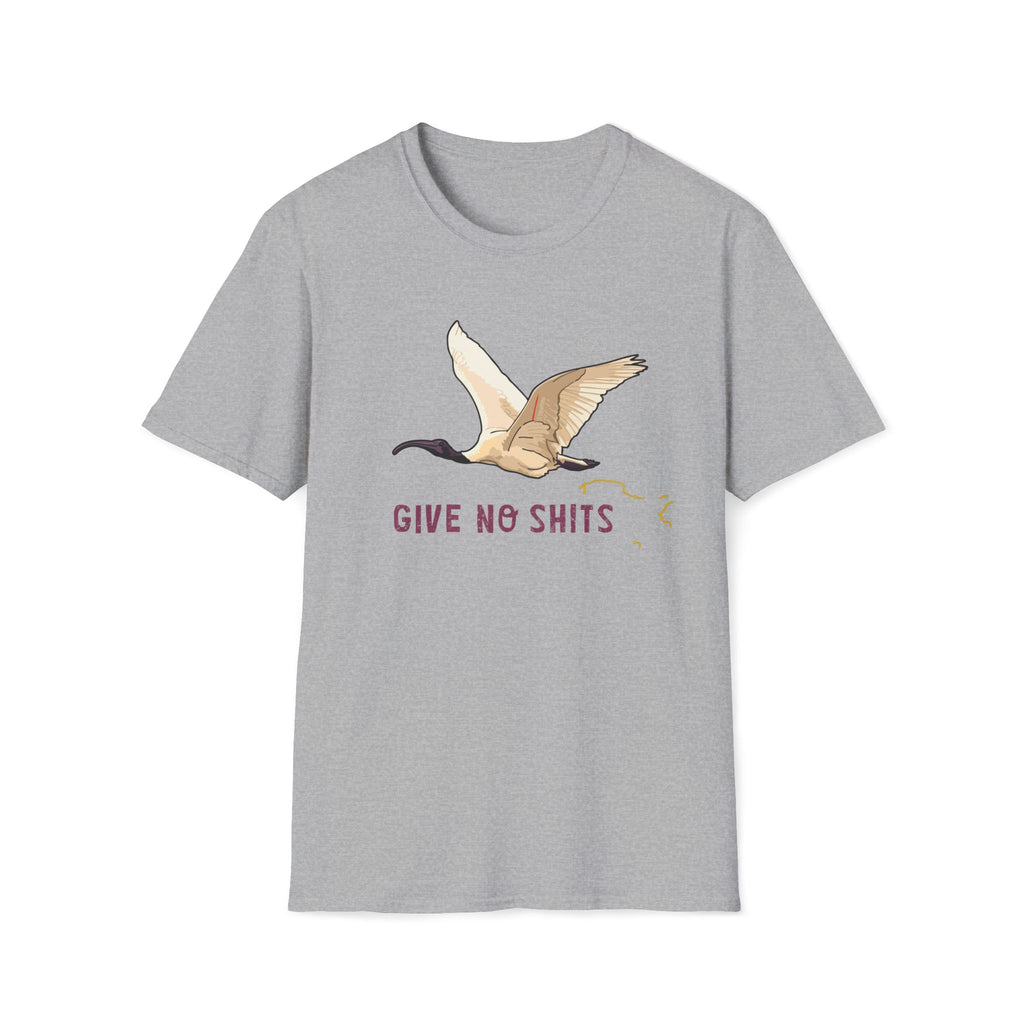 "Give No Shits" Flying Ibis Graphic T-Shirt