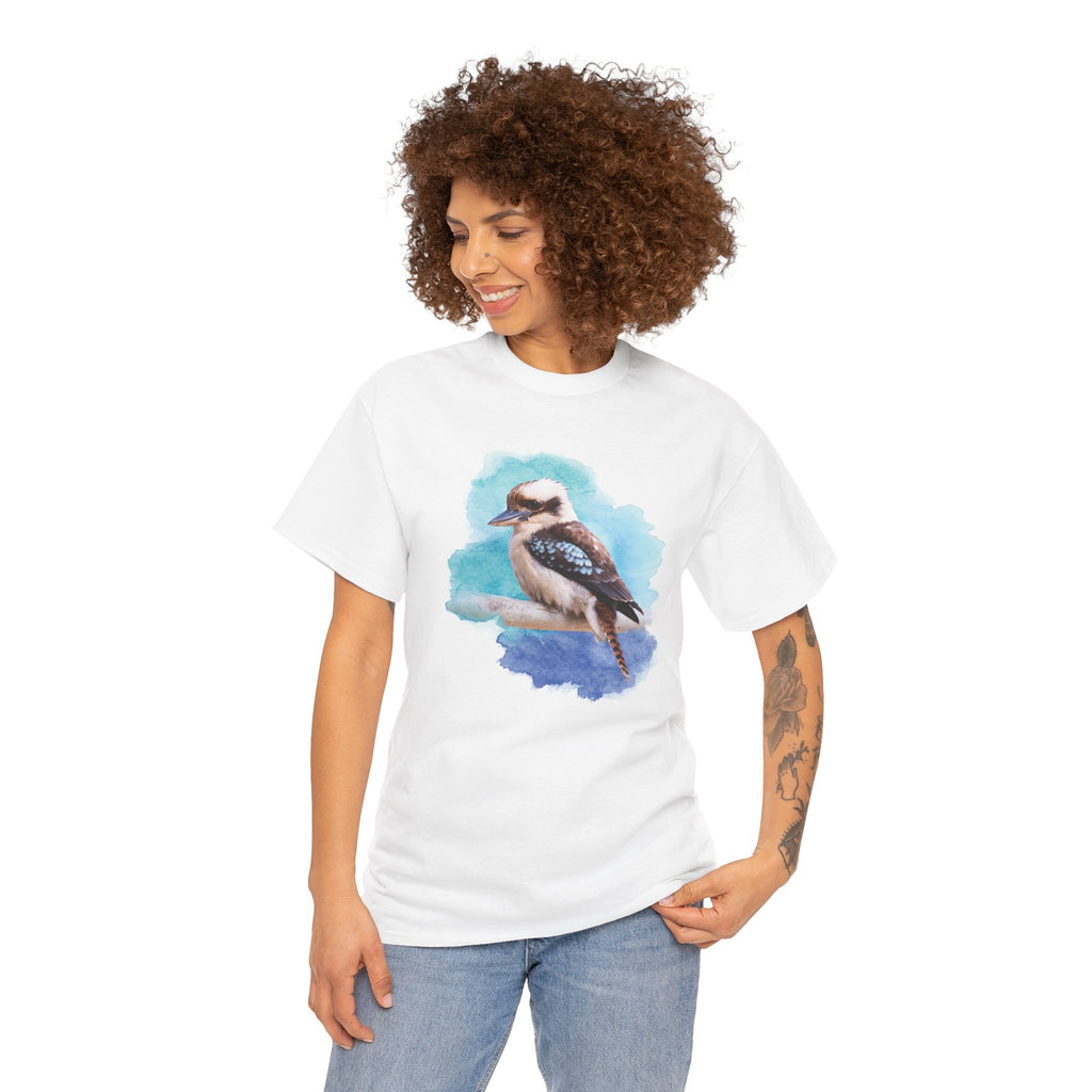 Kookaburra Watercolor Tee — Bird Lover T-Shirt